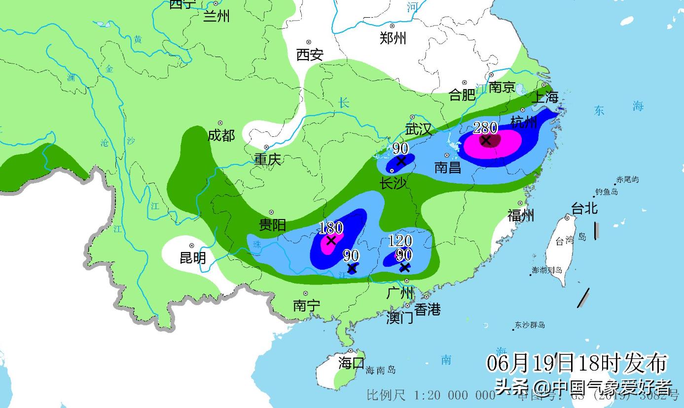 南方四省现特大暴雨，历史最大洪水威胁韶关等地！分析：即将北抬