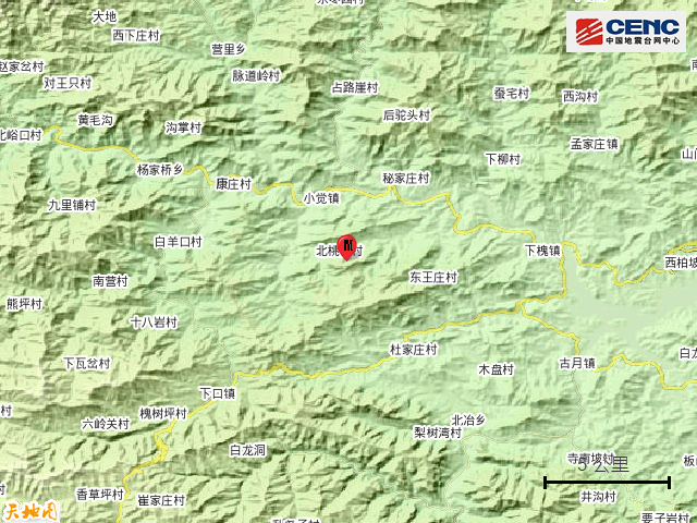 河北石家庄发生4.3级地震