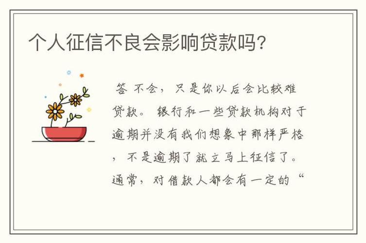 贷款按时还款会影响征信吗？